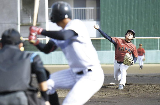 ろう野球の日本代表　世界大会に向け松本大で強化合宿