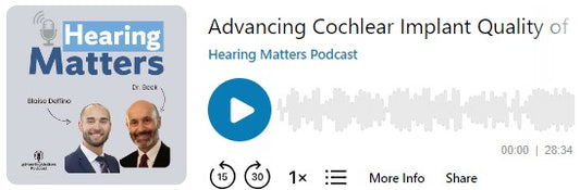 聴覚に関するポッドキャスト 人工内耳の生活の質の向上: テッド・マクラカン博士との対話