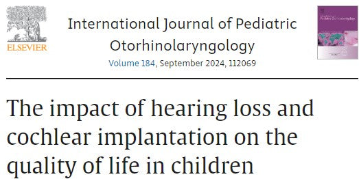 難聴と人工内耳が子供の生活の質に与える影響