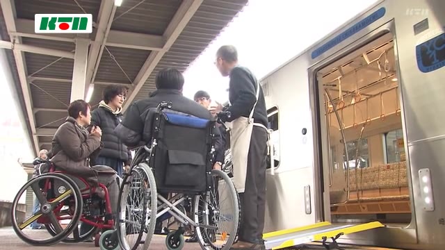 長与駅でバリアフリー研修会 　ポイントは「当事者目線」で【長崎】