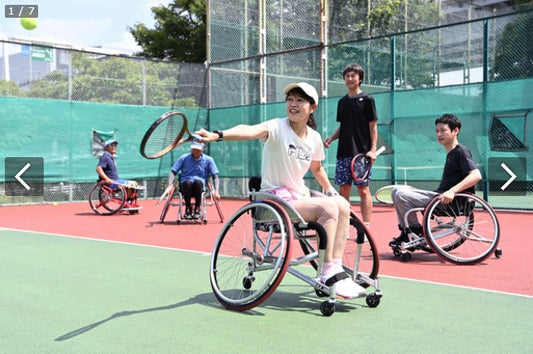 江東区でパラテニス体験会　車いすテニスに加え、デフテニスも