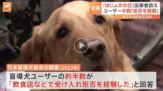 「ほじょ犬の日」当事者訴え　施設への受け入れ義務化20年も進まぬ理解